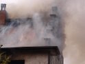 Feuer 3 Reihenhaus komplett ausgebrannt Koeln Poll Auf der Bitzen P064